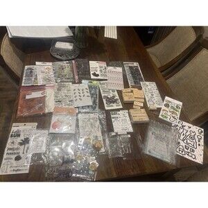 Recollections, Stampingbella Craft Stamp Lot - Rubber, Sentiment, Animals